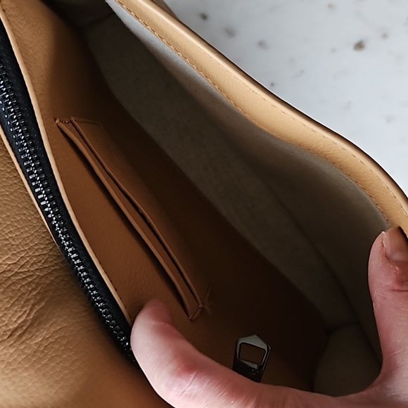 Botkier Tan Trigger Flap Satchel - Picture 9 of 13